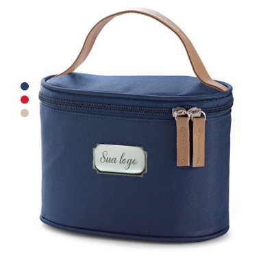 Necessaire Multiuso em Microfibra e Couro Sintético Personalizada 1