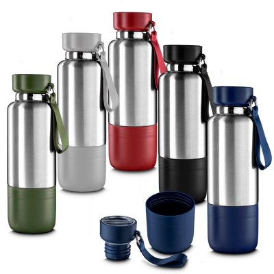 Garrafa Térmica Inox 500ml com Compartimento Personalizada 1