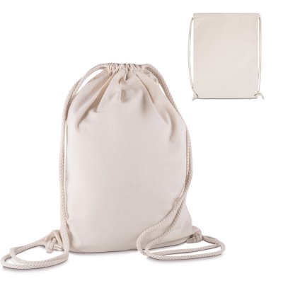 Sacola Mochila em Algodão 145g/m² 41x33x10cm Personalizada 1