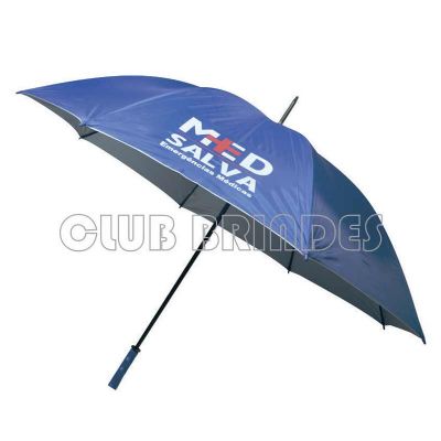 Guarda-chuva portaria azul com cabo reto 
