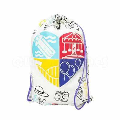 Mochila saco em nylon 
