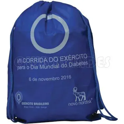 Mochila saco em nylon