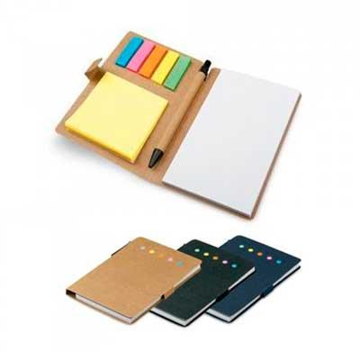 Bloco de anotações com stick e mini-stick
