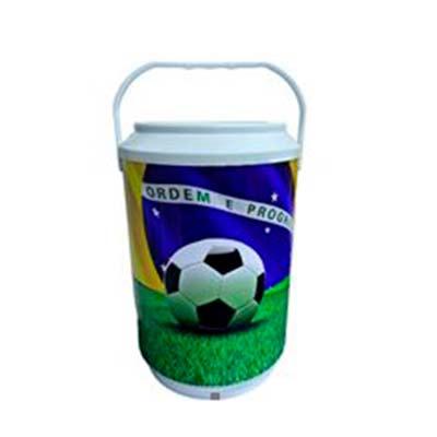 Cooler 10 latas com tema Copa do Mundo - 1688723