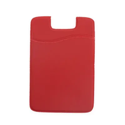 Adesivo porta cartão vermelho para celular - 1936240