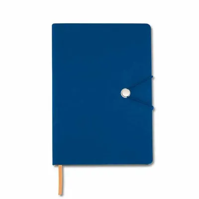 Caderneta Azul com Fecho - 823879