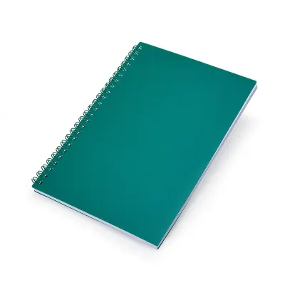 Caderno A5 Plástico Verde