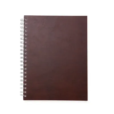 Caderno com capa de sintético texturizado - 1819271