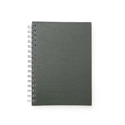 Caderno Pequeno de Sintético - capa verde