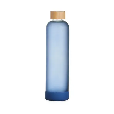 Garrafa de Vidro  Azul