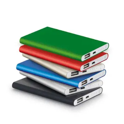 Bateria portátil slim em cores variadas 