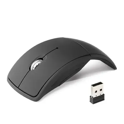 Mouse wireless dobrável 2.4G preto - 1771743