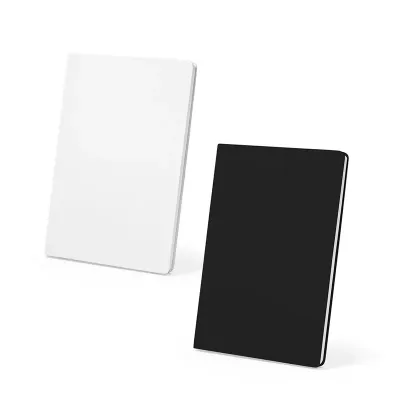 Cadernos A5: branco e preto