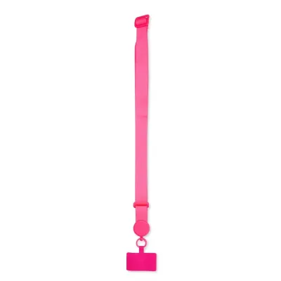 Cordão para Celular Poliéster Rosa