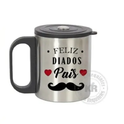 Caneca de Inox personalizada - Dia dos Pais