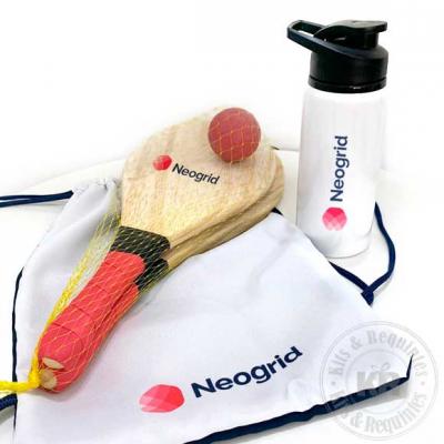 Kit praia frescobol personalizado