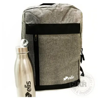Mochila de Nylon com Garrafa