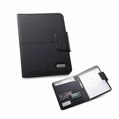 Pasta A4 em Couro Sintético e 1680D Personalizada