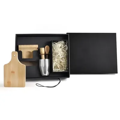 Kit Para Caipirinha Em Bambu  Personalizado