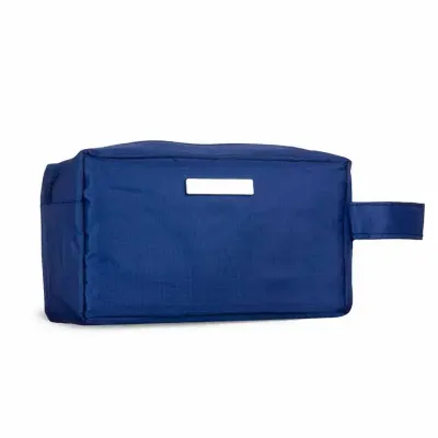 Necessaire azul com alça de mão  Personalizada