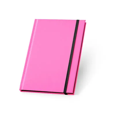 Caderno anotações com capa dura rosa - 1784052