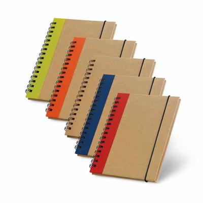 Caderno personalizado capa dura com detalhe colorido - 1290697