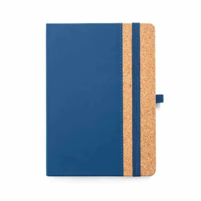 Caderno capa dura Personalizado  com cortiça e elástico - 1282515