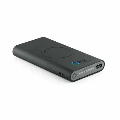 Bateria portátil wireless preta