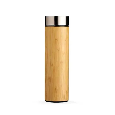 Garrafa Personaliza de Bambu Térmica 500ml 