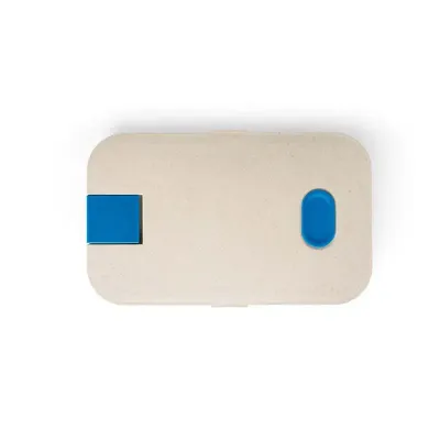 Marmita plástica com suporte para celular azul - 1493569