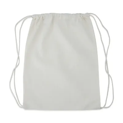Mochila saco confeccionada em algodão