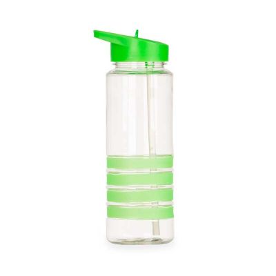Squeeze plástico 700ml verde com bico de canudo - 195070