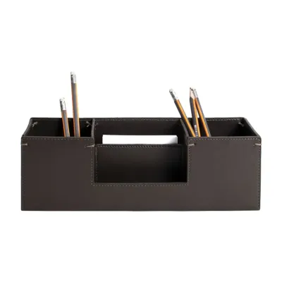 Organizador de mesa marrom - 1803094