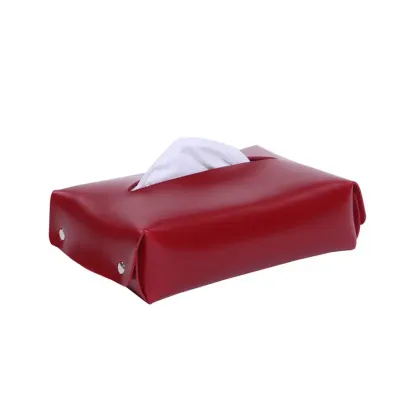 Porta lenço vermelho