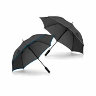 Guarda-chuva preto com detalhes colorido  - 243844