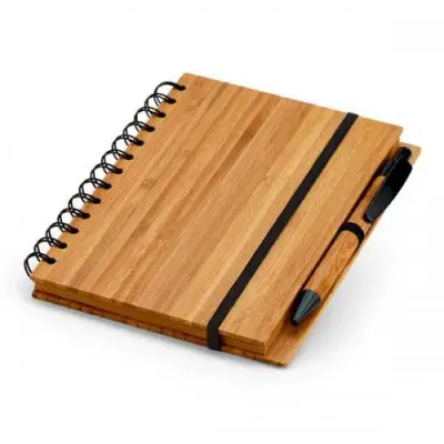 Caderno Bambu com esferográfica