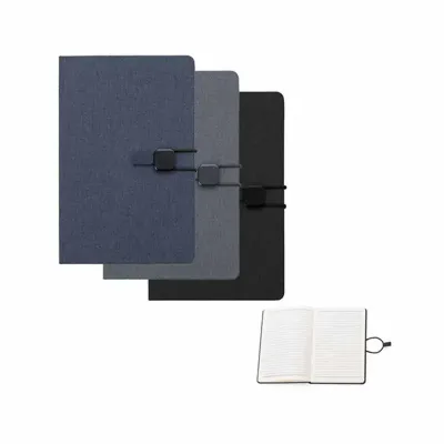 Caderno de anotação com folhas pautadas na cor bege - 1331814