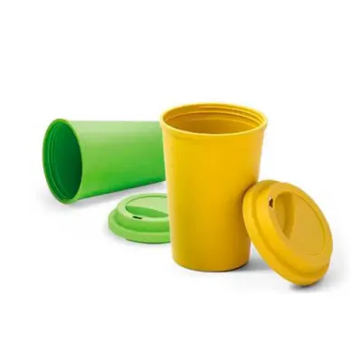 Copo Eco Personalizado na cor verde e amarelo - 1328704