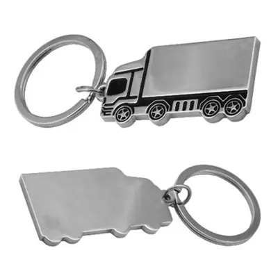 Chaveiro de metal fosco