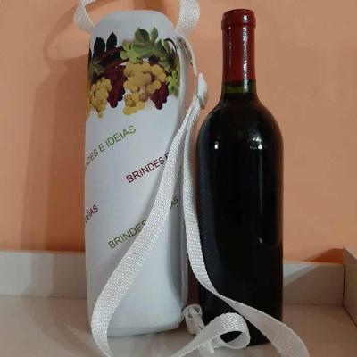 Porta Vinho Personalizado com alça  - 1127780
