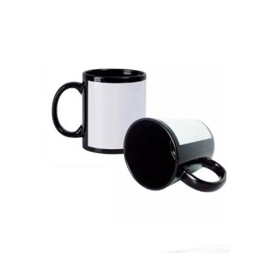 Caneca Preta De Ceramica Personalizada