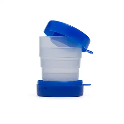 Copo Retrátil Plástico - azul - 1736645