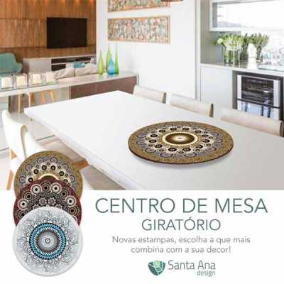 Centro de Mesa Giratório em Madeira - 827756