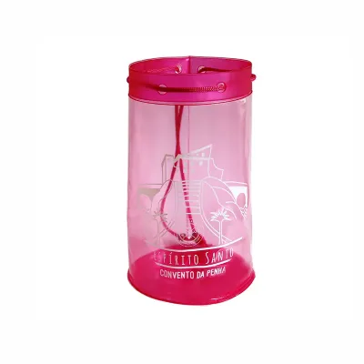 Mochila Cilíndrica Rosa Com Alça - 2072121