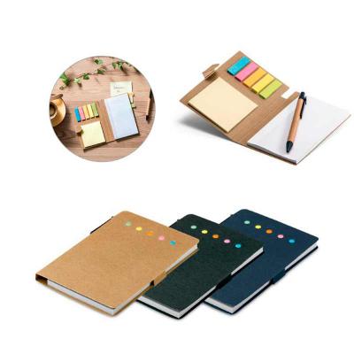 Caderno com blocos adesivos - cores - 1503278