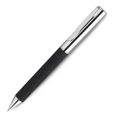 caneta  de metal com escrita azul - 1955095