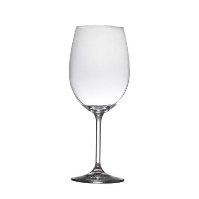 Taça de vinho tinto de cristal ecológico. Volume: 450 ml. Personalização em decalque ou a laser.