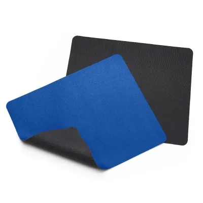 Mouse Pad Retangular: azul e preto