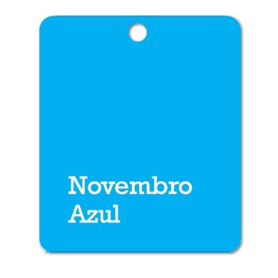 Aromatizador personalizado novembro azul 2 cores - 169057