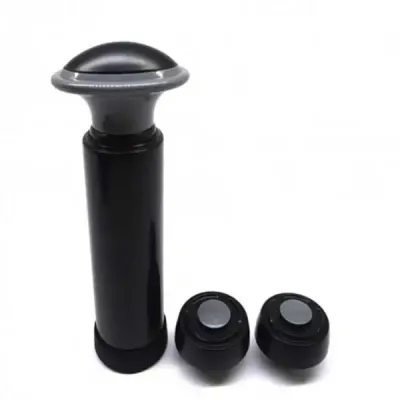 Bomba de Vácuo para vinhos com marcador de data.